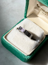 Load image into Gallery viewer, Amethyst Sterling Silver Ring Size 6.75
