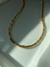 Load image into Gallery viewer, Vintage Solid 14k Gold Natural Diamond Necklace
