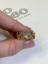 Load image into Gallery viewer, Lavender Gold Vermeil Ring Size 6

