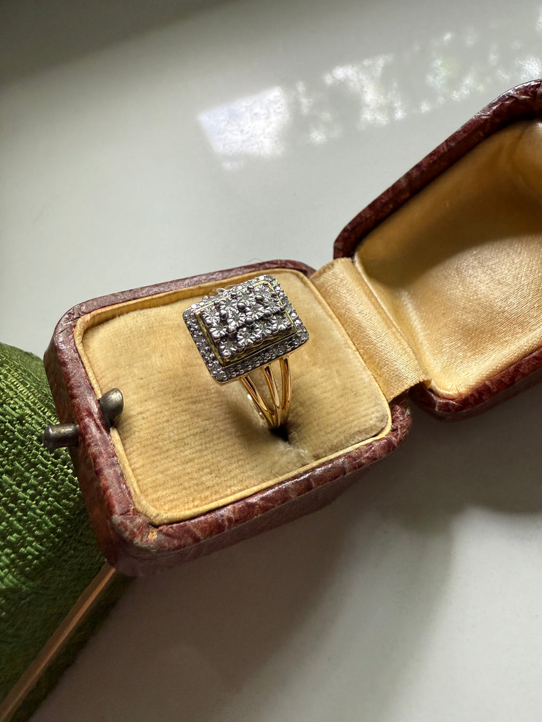 Gold Vermeil Ring Size 7.25