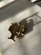 Load image into Gallery viewer, Egyptian Enamel Gold Plated Brooch
