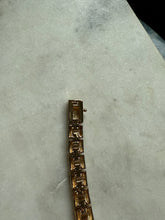 Load image into Gallery viewer, Gold Vermeil Two-Toned Bracelet 7.25”

