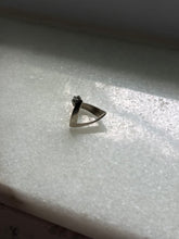 Load image into Gallery viewer, Chevron Sterling Silver Ring Size 5.25
