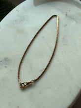 Load image into Gallery viewer, Midcentury 1/20 12k Rosey Gold Fill Watch Chain 13.5”
