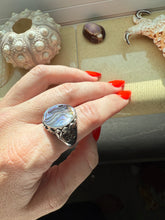 Load image into Gallery viewer, Chunky Sterling Silver Ring Size 10.5
