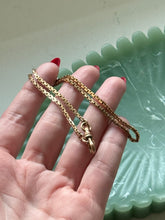 Load image into Gallery viewer, Midcentury 1/20 12k Rosey Gold Fill Watch Chain 13.5”
