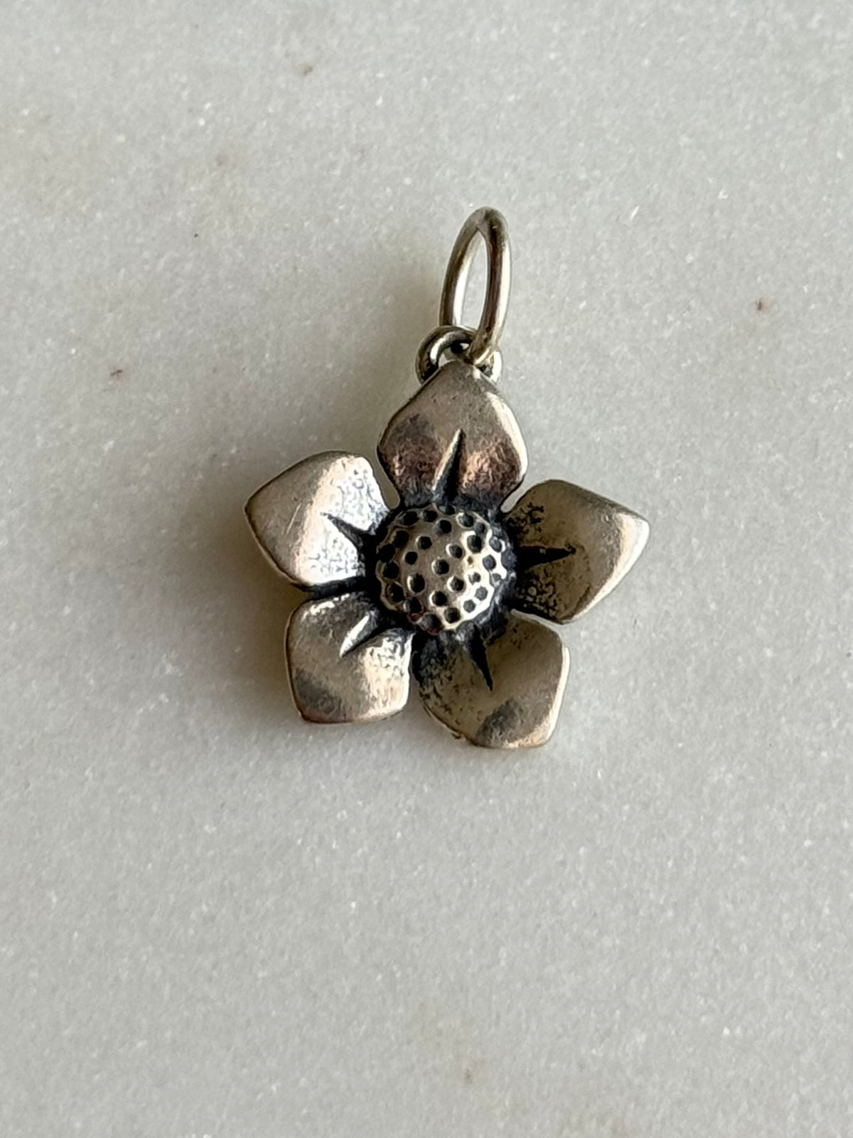 Flower Sterling Silver Charm