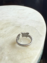 Load image into Gallery viewer, Butterfly Coral &amp; Turquoise Sterling Silver Ring
