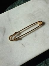 Load image into Gallery viewer, Jumbo Goldtone Safety Pin
