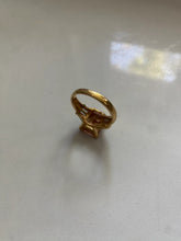 Load image into Gallery viewer, Square Stone Gold Vermeil Ring Size 7.25
