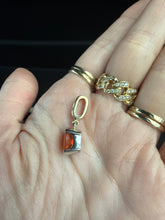 Load image into Gallery viewer, Fire Opal Two-Tone 14k Gold Pendant
