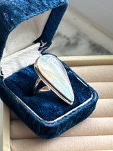 Load image into Gallery viewer, Chunky Moonstone Sterling Silver Ring Size 6
