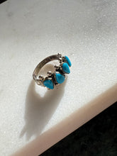 Load image into Gallery viewer, Turquoise Sterling Silver Ring Size 6
