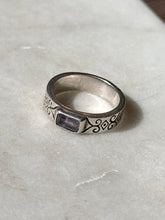 Load image into Gallery viewer, Amethyst Sterling Silver Ring Size 6.75
