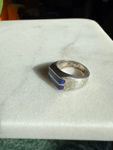 Load image into Gallery viewer, Blue Lapis Sterling Silver Ring Size 6.25
