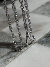 Load image into Gallery viewer, Midcentury Sterling Silver Watch Chain
