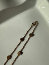Load image into Gallery viewer, Gold Vermeil Floral Chain 15”
