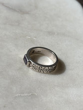 Load image into Gallery viewer, Amethyst Sterling Silver Ring Size 6.75
