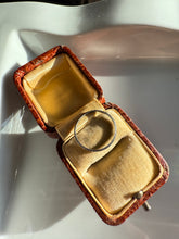 Load image into Gallery viewer, Antique 1920s Floral Sterling Silver Stacker Band Size 7.25
