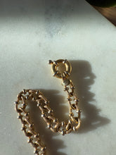 Load image into Gallery viewer, Vintage 14k Gold Sailor Bolt Clasp Bracelet 7.25”
