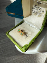 Load image into Gallery viewer, Vintage Natural Emerald 14k Gold Push Back Earrings
