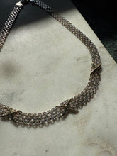 Load image into Gallery viewer, Milor Italy Two-Toned X Collar Sterling Silver Necklace 18”
