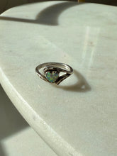 Load image into Gallery viewer, Opal Heart Sterling Silver Ring Size 6
