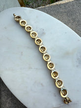 Load image into Gallery viewer, Chunky Italian Gold Vermeil Sailor Clasp Bracelet 7.5”
