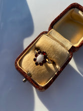 Load image into Gallery viewer, Opal &amp; Garnet 10k Gold Ring
