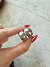 Load image into Gallery viewer, Vintage Sterling Silver Half Hoop Earrings
