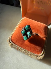 Load image into Gallery viewer, Turquoise Sterling Silver Ring Size 6
