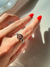 Load image into Gallery viewer, Pentagram Sterling Silver Ring Size 8.25
