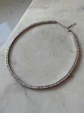 Load image into Gallery viewer, Sterling Silver Choker Tennis Necklace
