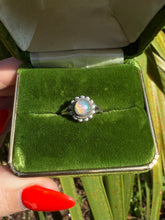 Load image into Gallery viewer, Opal Sterling Silver Ring Size 6.25
