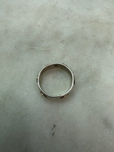 Load image into Gallery viewer, Vintage Sterling Silver &amp; 18k Gold Ring Size 6
