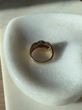 Load image into Gallery viewer, Ruby &amp; Quartz Gold Vermeil Ring Size 8
