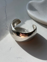 Load image into Gallery viewer, Vintage Solid Sterling Silver Wide Cuff Bracelet
