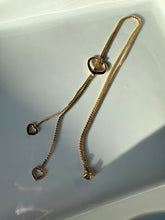 Load image into Gallery viewer, Heart Lariat Gold Plated Necklace 20”
