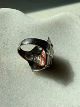Load image into Gallery viewer, Cameo 1930s Sterling Silver Ring Size 7.75
