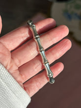 Load image into Gallery viewer, Bamboo Link Sterling Silver Bracelet 7.25”
