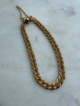 Load image into Gallery viewer, Midcentury 1/20 12k Gold Fill Double Curb Bracelet 7”
