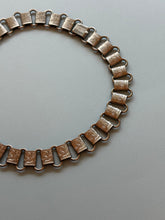 Load image into Gallery viewer, Victorian Revival Coro Silver Plated Bookchain Necklace
