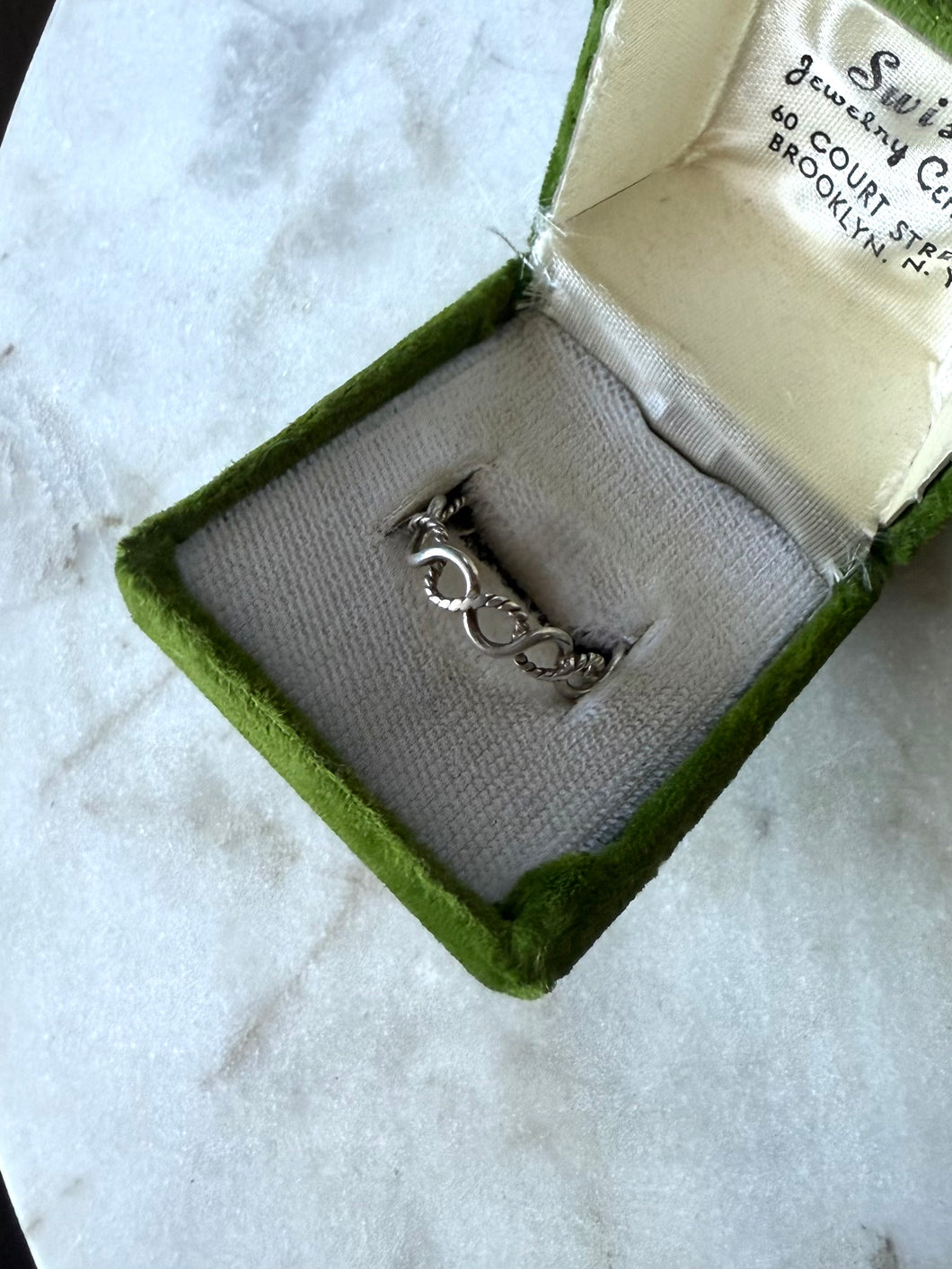 Sterling Silver Braided Ring Size 6.5