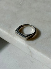 Load image into Gallery viewer, Vintage Sterling Silver Modernist Ring Size 8.75
