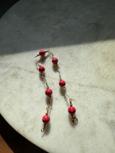 Load image into Gallery viewer, Vintage 14k Gold Fill Pink Bead Bracelet 8.5”
