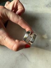 Load image into Gallery viewer, Mexico Sterling Silver &amp; Brass Hoop Earrings
