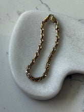 Load image into Gallery viewer, Italian Gold Vermeil Bracelet 7.5”
