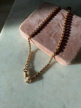 Load image into Gallery viewer, Forstner 10k Gold Watch Chain Choker Necklace 13.75”
