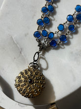 Load image into Gallery viewer, Vintage Czech Glass Perfume Locket Necklace
