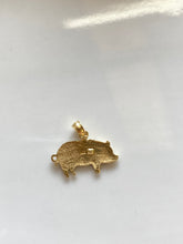 Load image into Gallery viewer, Pig 14k Yellow Gold Charm
